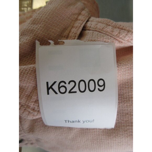 VINTAGE LL Bean Shirt Medium Tall Button Up Utility Textured 90s USA - Picture 10 of 10